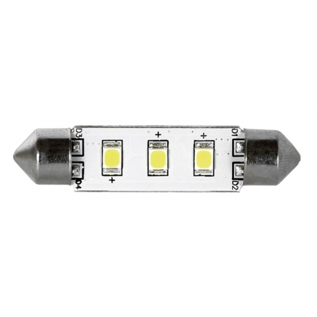 LAMPADA 3 LED SV8.5 MM.42 LUCE FREDDA