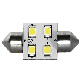 LAMPADA 4 LED SV8.5 MM.31 LUCE CALDA