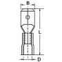 TERMINALI D.5,4MM - B.4,8MM GIALLO