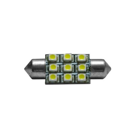 LAMPADINA A SILURO 9 LED 12V