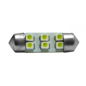 LAMPADINA A SILURO 6 LED 12V