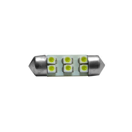 LAMPADINA A SILURO 6 LED 12V