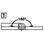 CERNIERA 180° INOX