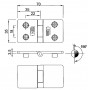 CERNIERA A FILO ACCIAIO INOX 70X35