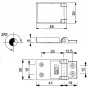 CERNIERA A FILO ACCIAIO INOX 45X30