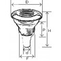 SFIATO OVALE CROMATO