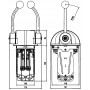 MONOLEVA DOPPIA CROM. 2 MOT. B302CR