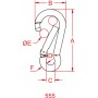 MOSCHETTONE AISI 316 MM.10