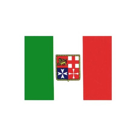 BANDIERA ADESIVA ITALIA 12X16