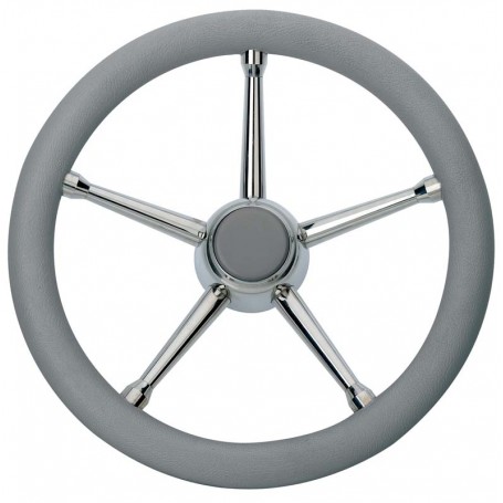 VOLANTE INOX IMPUGNAT.GRIGIO CM.35