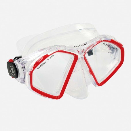 MASCHERA HAWKEYE TRANSP/RED