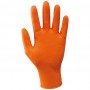 GUANTI NITRILE ARANCIONE TG.XL