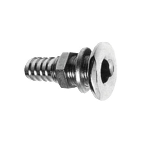 SCARICO IN ACC.INOX DA 3/8"X15 MM.