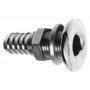 SCARICO IN ACC.INOX DA 3/8"X15 MM.