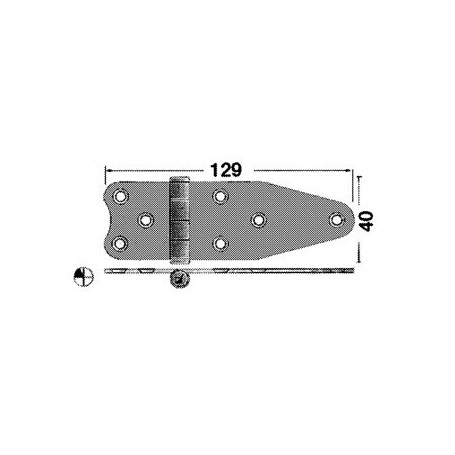 CERNIERE IN ACC. INOX ROVESCIATA