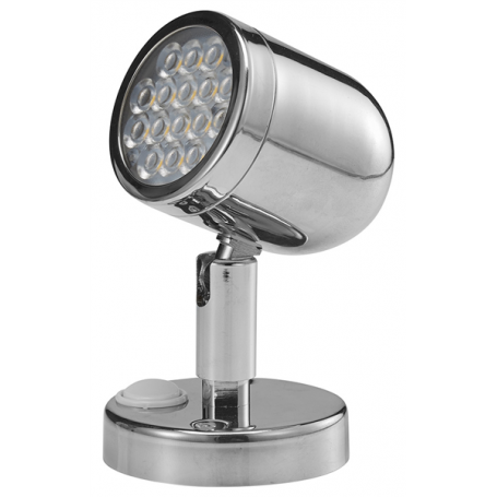 LUCE LETTURA LED IN ACCIAIO INOX