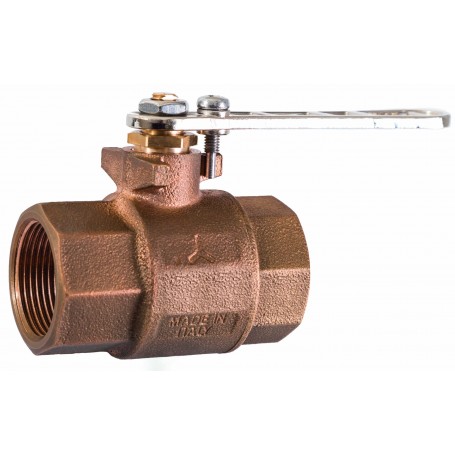 VALVOLA SFERA BRONZO 1" C/SICUREZZA