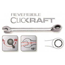 CLICKRAFT CHIAVE REVERSIBILE 13MM