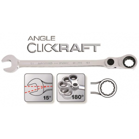 CHIAVE COMBINATA ANGLE CLICKRAFT10M