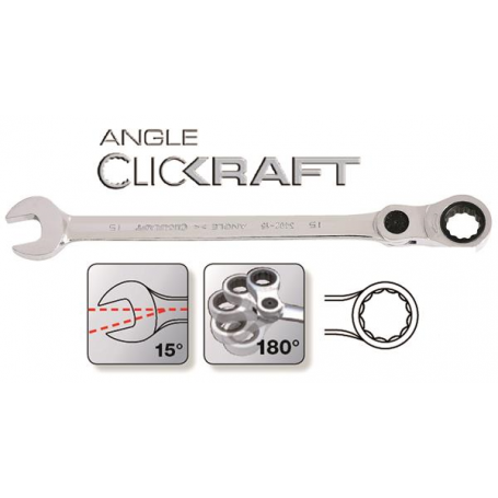 CHIAVE COMBINATA ANGLE CLICKRAFT17M