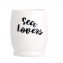 SET BICCHIERI ACQUA LETTERE SEA LOVERS