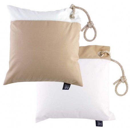 SET CUSCINI BEIGE/BIANCO CM.40X40