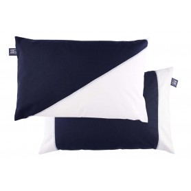 SET CUSCINI BLU NAVY/BIANCO CM.40X60