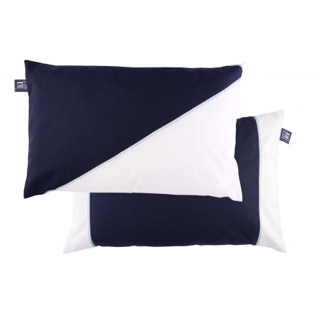 SET CUSCINI BLU NAVY/BIANCO CM.40X60