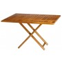 TAVOLO TEAK  CM.120X40/80