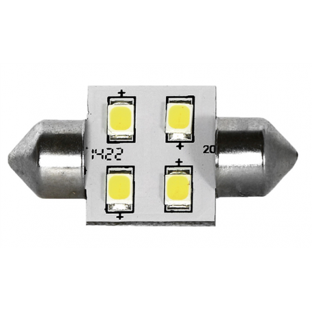 LAMPADA 4 LED SV8.5 MM.31 LUCE FREDDA