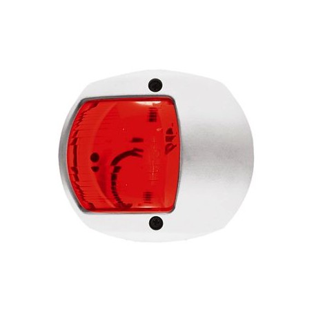 LUCE ROSSA 24V PLAST.BIANCA